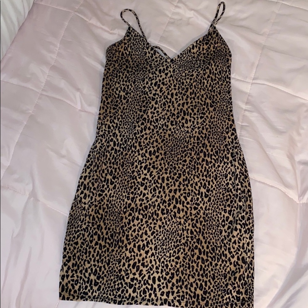 Cheetah print dress